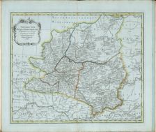 General Map of Vyatka Governorate, 1791. Creator: Chernoi (Cherny), Fyodor Osipovich (1745-1790)