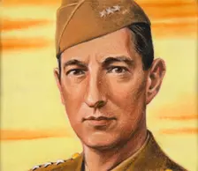 General Mark Clark Artist Tim, c1943. Creators: William Timym, Central Office of Information