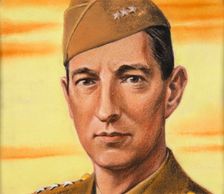 General Mark Clark Artist Tim, c1943. Creators: William Timym, Central Office of Information