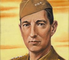 General Mark Clark Artist Tim, c1943. Creators: William Timym, Central Office of Information