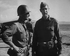 General Mark W. Clark With Another Soldier, 1943-1944. Creator: British Pathe Ltd