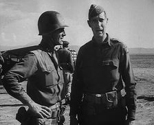 General Mark W. Clark With Another Soldier, 1943-1944. Creator: British Pathe Ltd