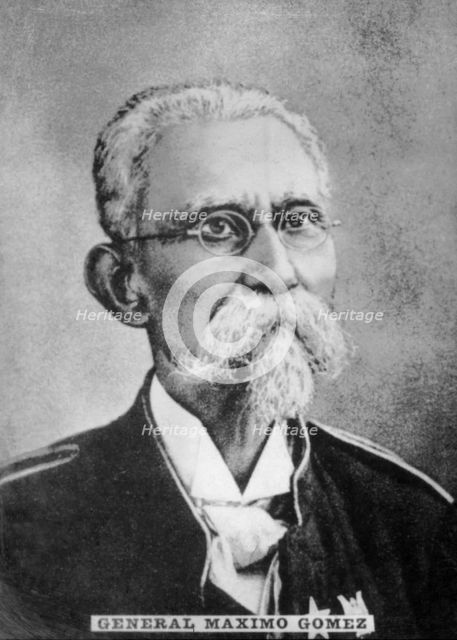 General Maximo Gomez (1836-1905), Dominican Major General in the Ten Years' War, c1910. Artist: Unknown