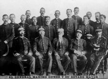 General Maximo Gomez and his Senior officers, (1897), 1920s