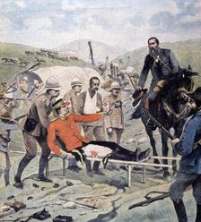 General Methuen surrendering to de la Rey, 2nd Boer War, 7 March 1902. Artist: Anon
