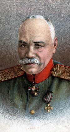 General Mikhail Vasilevich Alexeiev (1857-1918), Russian soldier, 1917