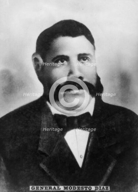 General Modesto Diaz (1826-1892), Major General of the Cuban Liberation Army, c1910. Artist: Unknown