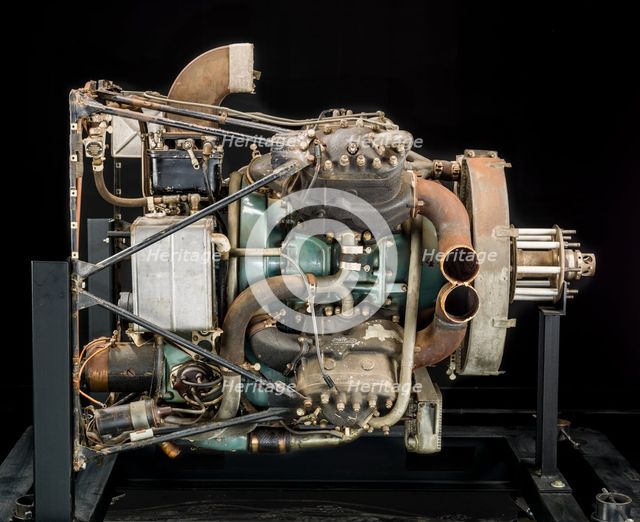General Motors X-250, Radial 4 (8) Engine, ca. 1940. Creator: General Motors.
