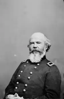 General Napoleon Bonaparte Buford, US Army, between 1855 and 1865. Creator: Unknown