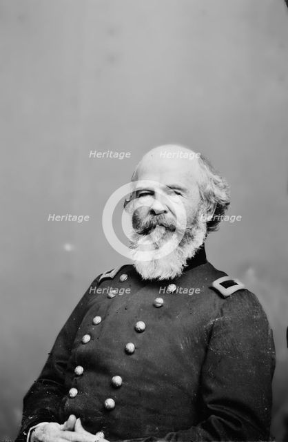 General Napoleon Bonaparte Buford, US Army, between 1855 and 1865. Creator: Unknown.