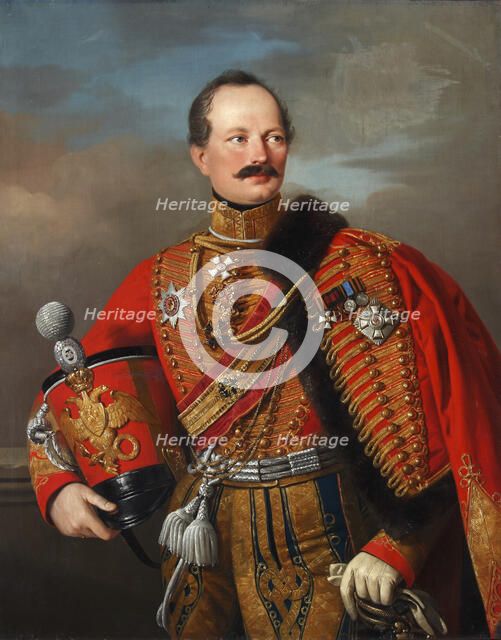 General Nikolai Fyodorovich Plautin (1794-1866), 1840s.