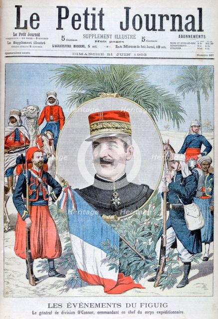 General O'Connor, commander of the expeditionary force to Figuig, Morocco, 1903. Creator: Unknown.