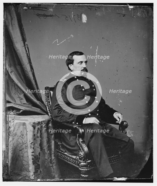 General O.E. Babcock, US Army, between 1860 and 1875. Creator: Unknown.