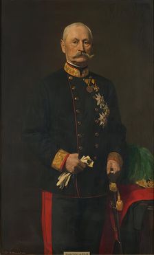 General of the Cavalry Alexander Freiherr von Koller, 1883. Creator: Sigmund L'Allemand