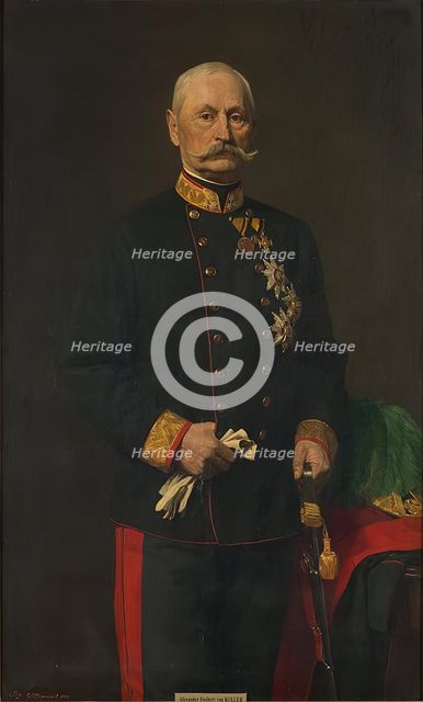 General of the Cavalry Alexander Freiherr von Koller, 1883. Creator: Sigmund L'Allemand.