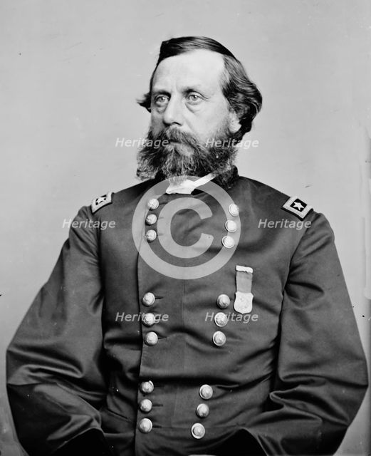 General Orlando Bolivar Willcox, US Army, between 1855 and 1865. Creator: Unknown.