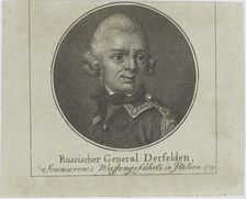 General Otto Wilhelm Derfelden (1737-1819) , c. 1800. Creator: Anonymous