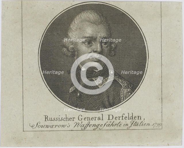 General Otto Wilhelm Derfelden (1737-1819) , c. 1800. Creator: Anonymous.