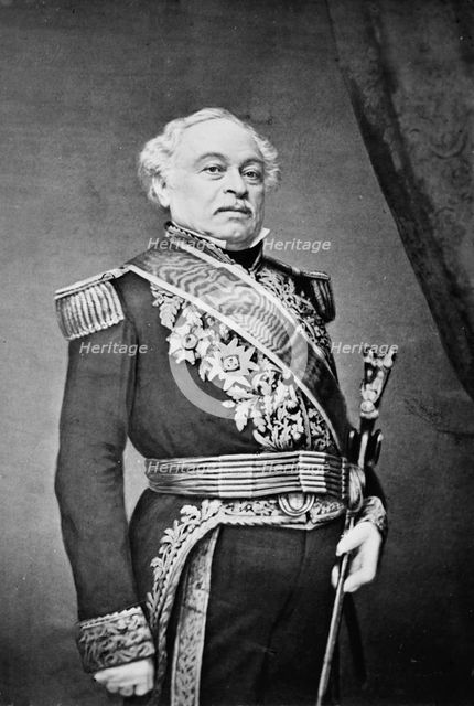 General Paez, between 1855 and 1865. Creator: Unknown.