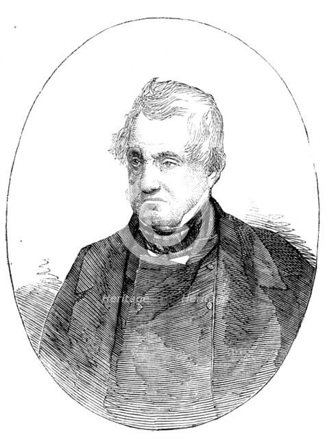 General Perronet Thompson, M.P. for Bradford - from a photograph by John Watkins, 1858. Creator: Unknown.