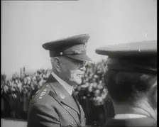 General Pershing, the American Commander in Chief of World War One, 1932. Creator: British Pathe Ltd