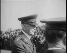 General Pershing, the American Commander in Chief of World War One, 1932. Creator: British Pathe Ltd