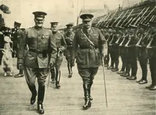 General Pershing and Lieutenant General Pitcairn Campbell, First World War, 8 June 1917, (c1920). Creator: Unknown