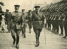 General Pershing and Lieutenant General Pitcairn Campbell, First World War, 8 June 1917, (c1920). Creator: Unknown