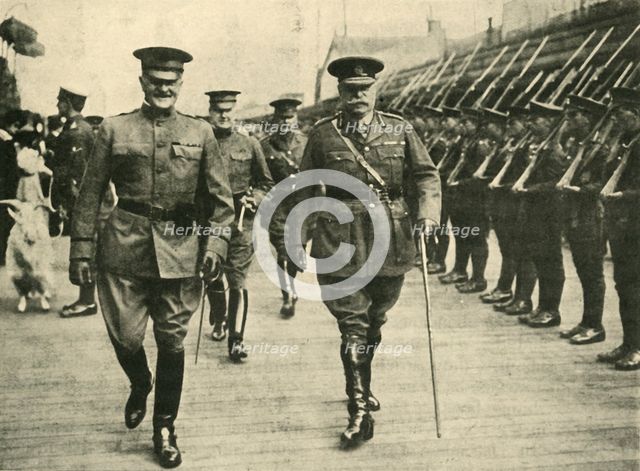 General Pershing and Lieutenant General Pitcairn Campbell, First World War, 8 June 1917, (c1920). Creator: Unknown.