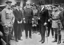 General Pershing arriving at Liverpool, 8 June 1917, (c1920)