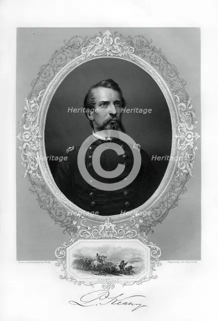 General Philip Kearny, US Army officer, 1862-1867. Artist: Unknown