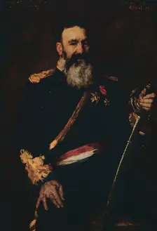 General Piet Joubert, Commander-In-Chief of the Dutch South African Republic 1890. (1914). Creator: ThÃ©rÃ¨se Schwartze
