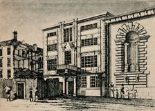 General Post Office, circa 1793 - Showing Buildings Adjoining Lloyd's Coffee House (1928)