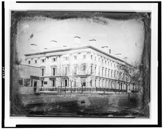 General Post Office from the corner of 8th Street and E Street, NW, Washington, D.C., ca. 1846. Creator: John Plumbe.