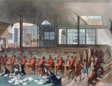 General Post Office, Lombard Street, London, 1808. Creator: Thomas Rowlandson