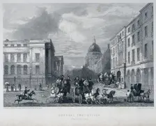 General Post Office, London, c1835. Artist: John Woods