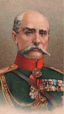 General Platon Lechitsky (1856-1921), Russian commander in the First World War, 1917