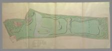 General Plan of the Gardens at Kew, 1763. Creator: William Chambers