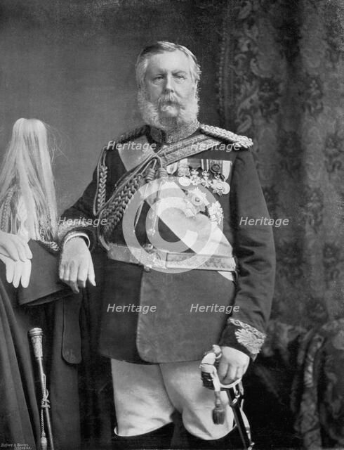 General Prince Edward of Saxe-Weimar, 1896. Artist: Elliott & Fry