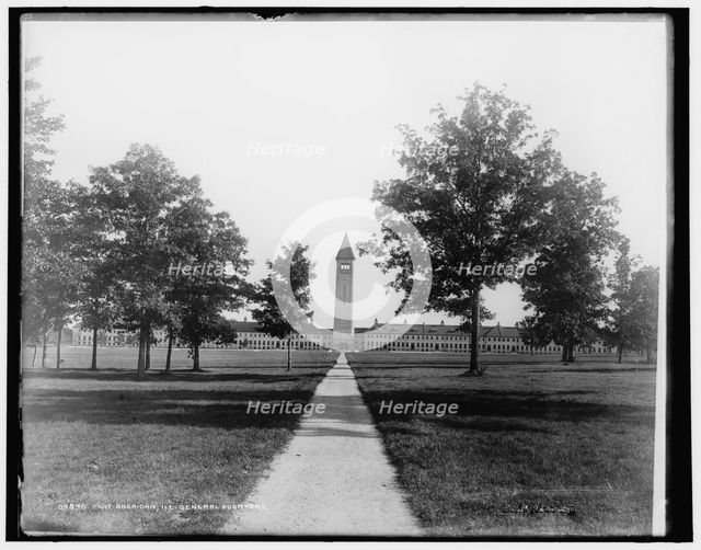 General quarters, Fort Sheridan, Ill., c1898. Creator: Unknown.