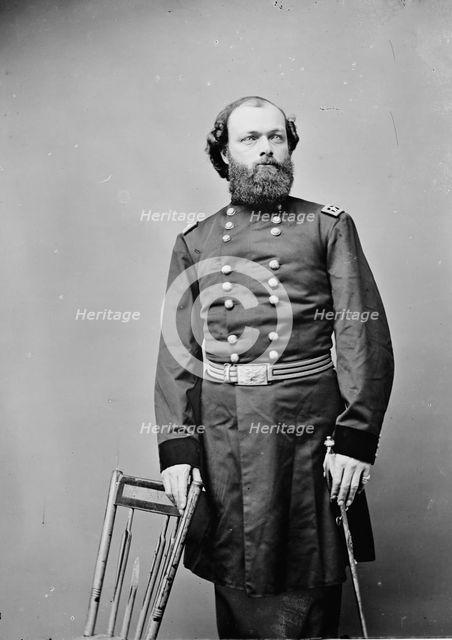 General Quincy Adams Gillmore, US Army, between 1855 and 1865. Creator: Unknown.