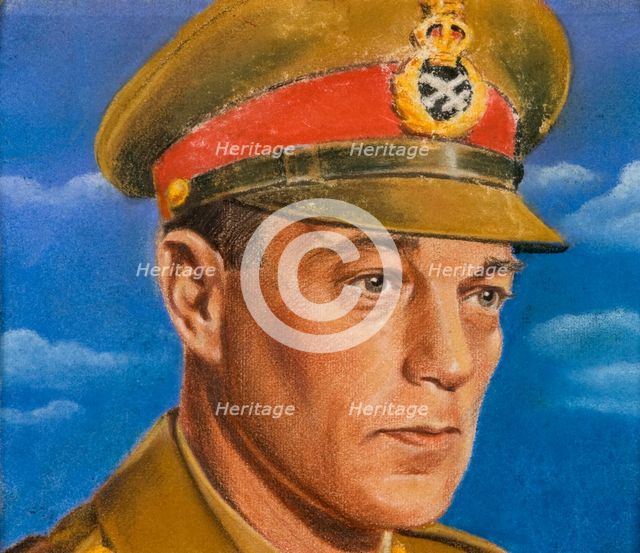 General R E Laycock, c1943. Creators: William Timym, Central Office of Information.