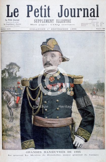 General Raoul le Mouton de Boisdeffre, French soldier, 1895. Artist: Henri Meyer