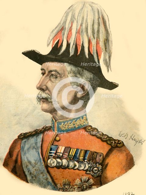 'General Right Hon. Viscount Wolseley, K.P.', 1892. Creator: Heyes.