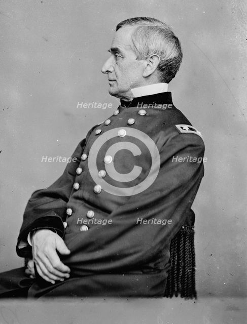 General Robert Anderson, US Army, between 1855 and 1865. Creator: Unknown.