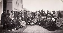 General Roberts and Sirdars of Kabul, Afghanistan, 1879. Creator: John Burke
