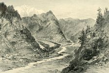 General Roberts's Force Advancing Up The Hazardarakht Defile to Shutargardan (1901). Creators: Neville Chamberlain, Wagner