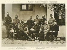 General Roberts's Staff, Kandahar Expedition c1880, (1901). Creator: Bourne & Shepherd
