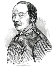 General Schleppegrell, killed in the Battle of Id Tadt [Isted], 1850. Creator: Unknown