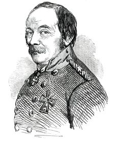 General Schleppegrell, killed in the Battle of Id Tadt [Isted], 1850. Creator: Unknown